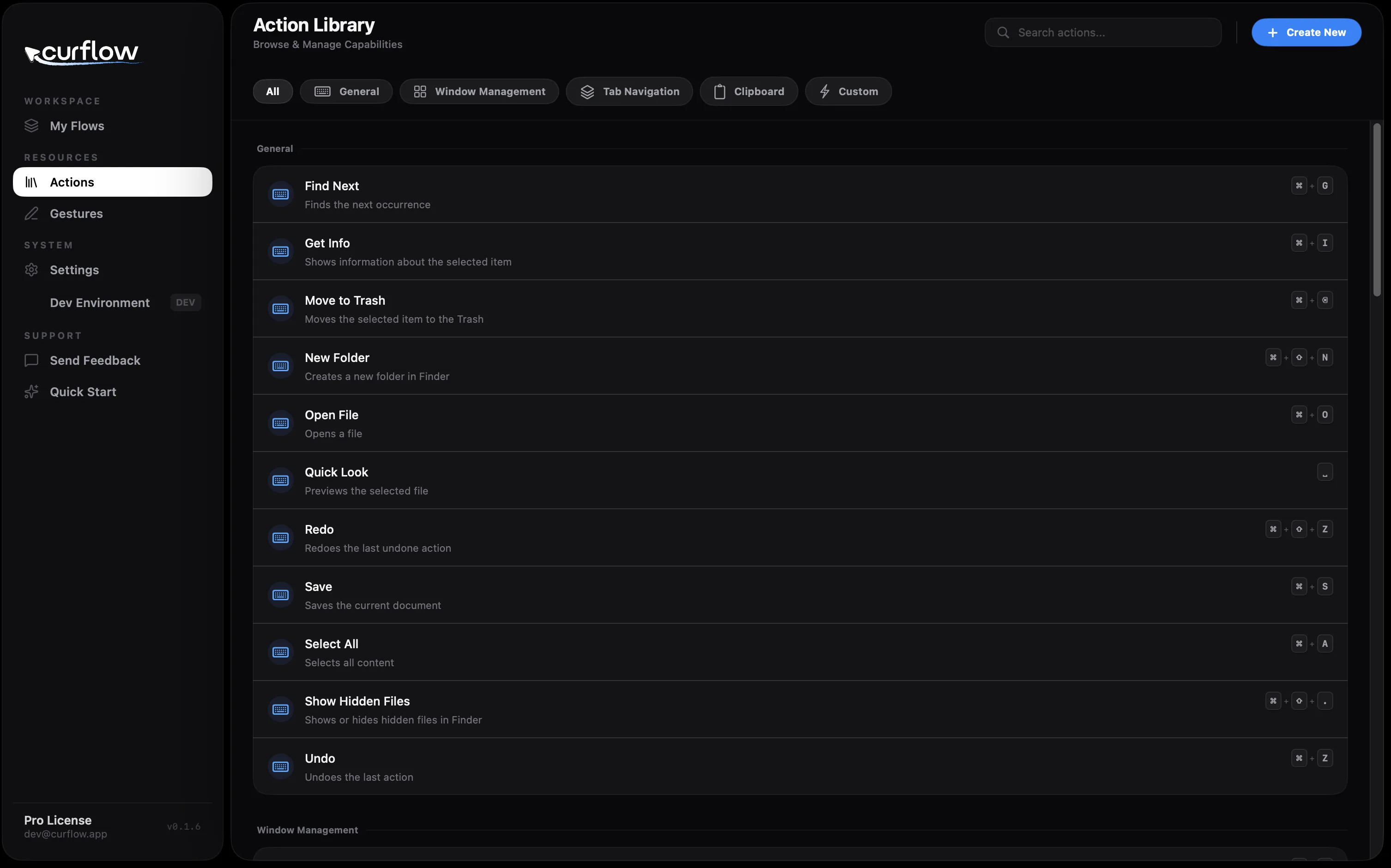 Curflow app